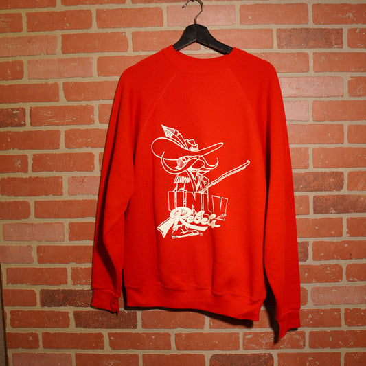 VTG UNLV Hey Reb Red Crewneck