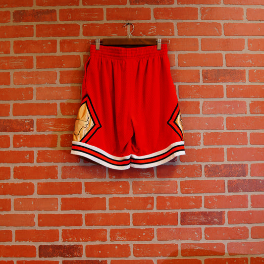 NBA Hardwood Classics Chicago Red Shorts