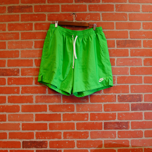 Nike Green Nylon Shorts