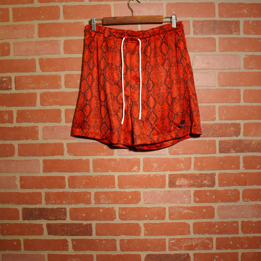 Nike Snakeskin Red Shorts