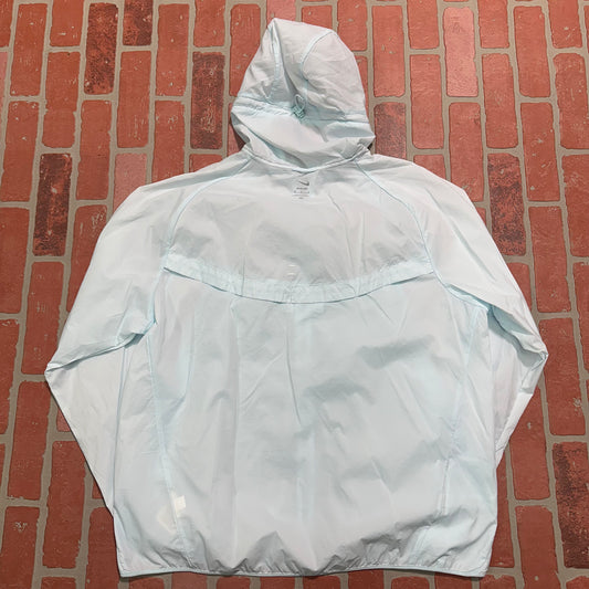 VTG Nike Zip-Up Light Blue Hooded Jacket Yesterday's Fits Clothing Fashion Vintage Streetwear Fashion Item