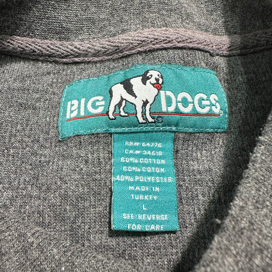 VTG Y2K Big Dog Dark Grey L/S Tee