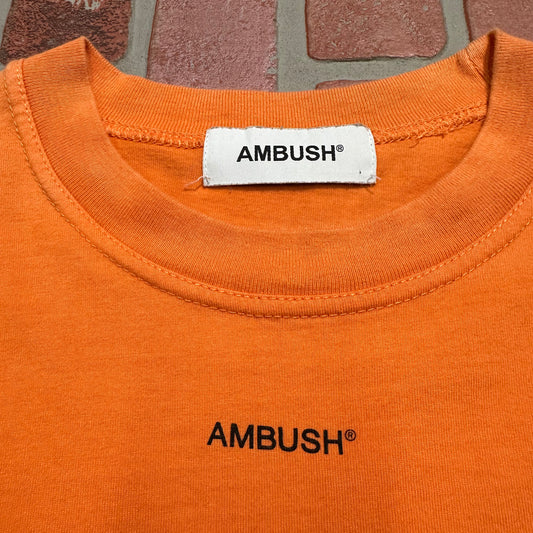AMBUSH Orange Logo Tee