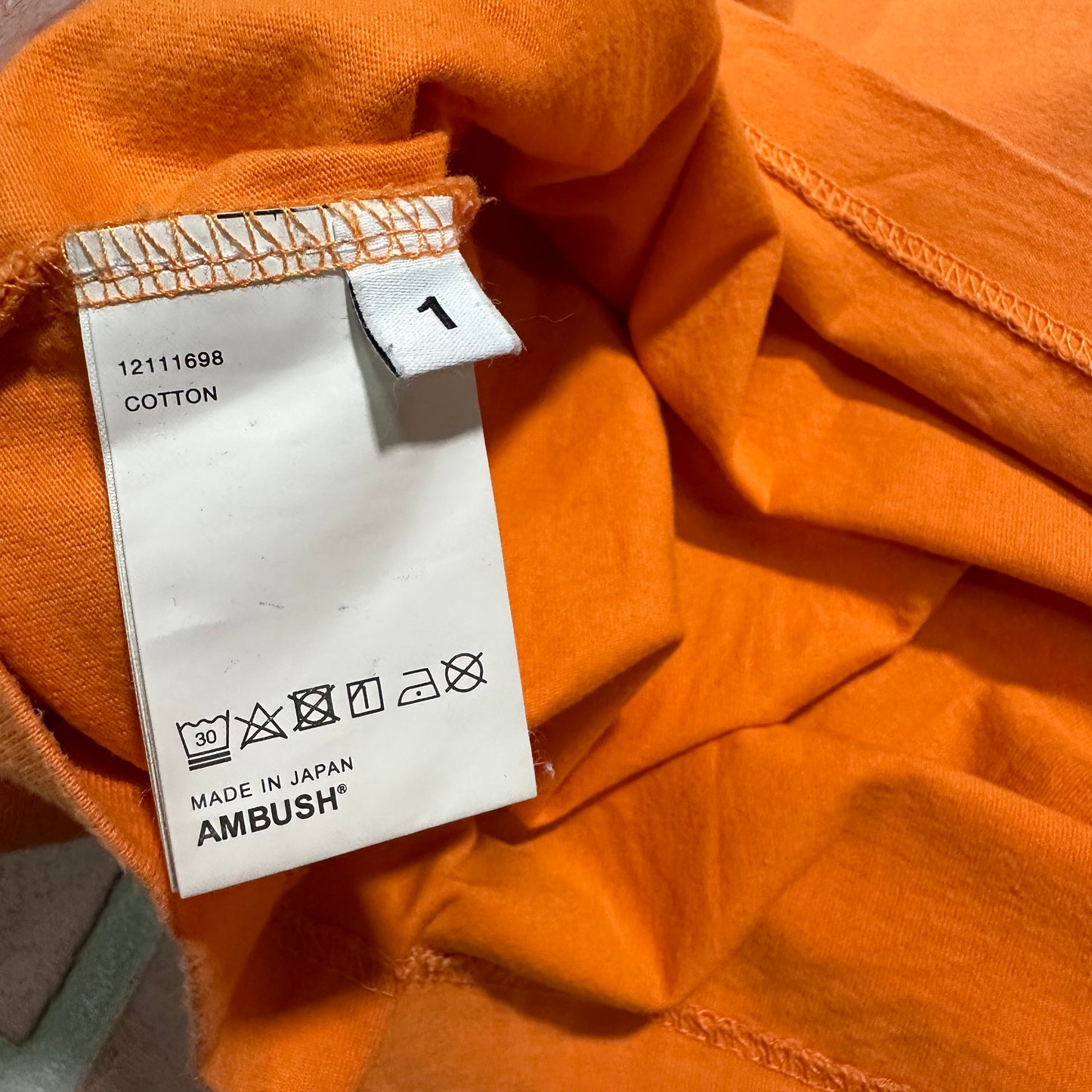 AMBUSH Orange Logo Tee