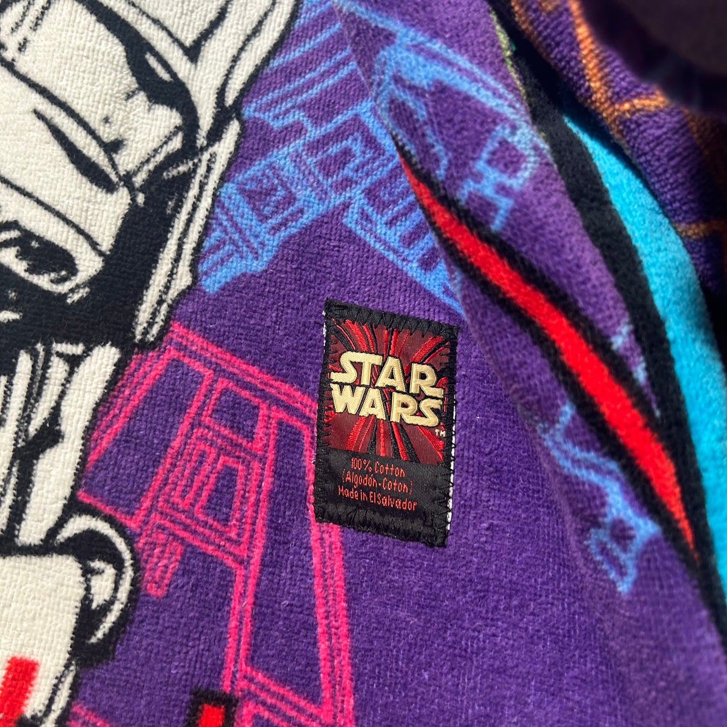 Trevs1of1 Custom 1996 Star Wars Storm Trooper/CP30 Multi-Color Zip Up Polo