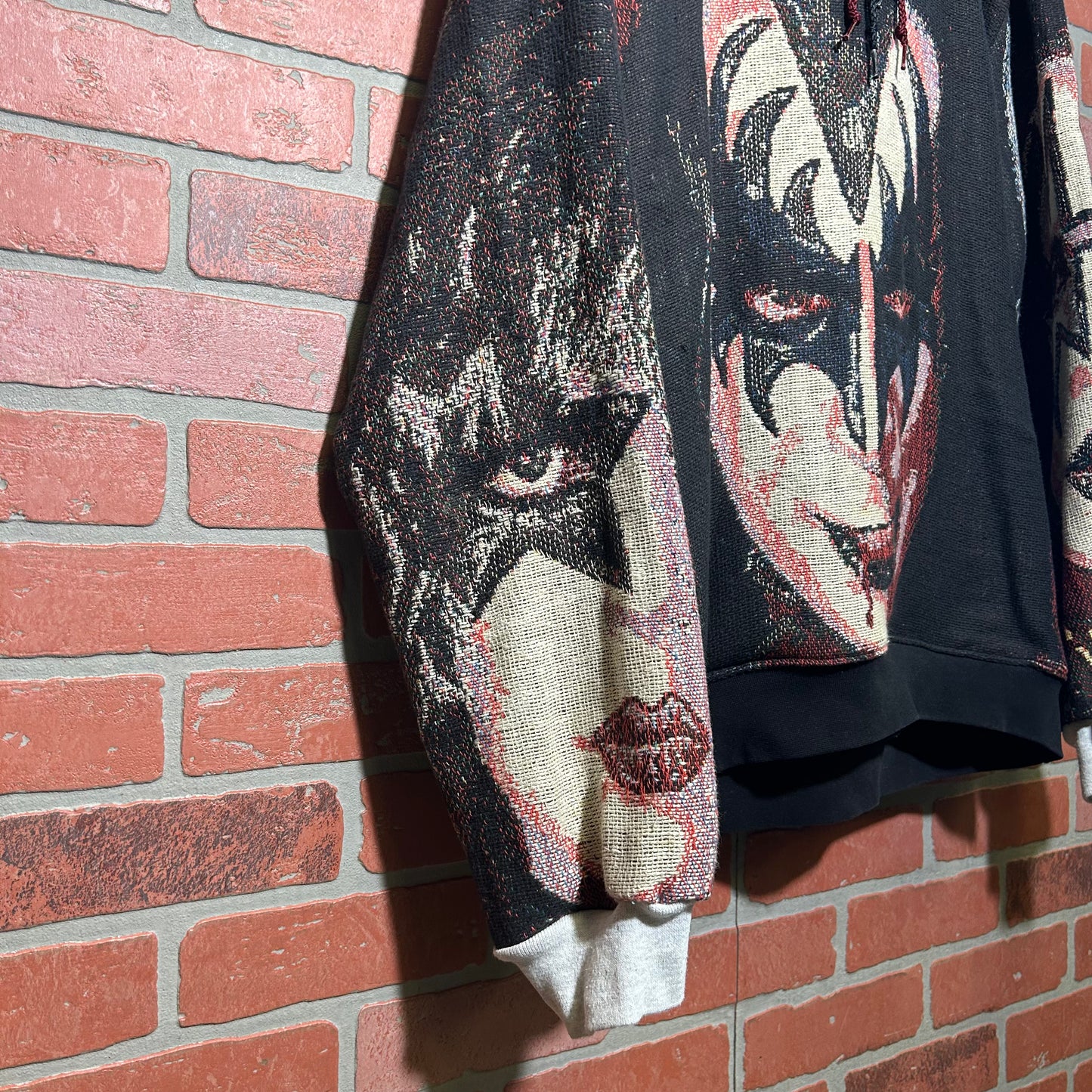 Trevs1of1 Custom 1990's KISS SOLO ALBUM Multi-Color Double Hood Tapestry Hoodie