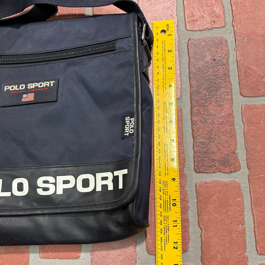Vintage Polo Sport By Ralph Lauren Dark Blue Side Bag Yesterday's Fits Clothing Fashion Vintage Streetwear Fashion Item