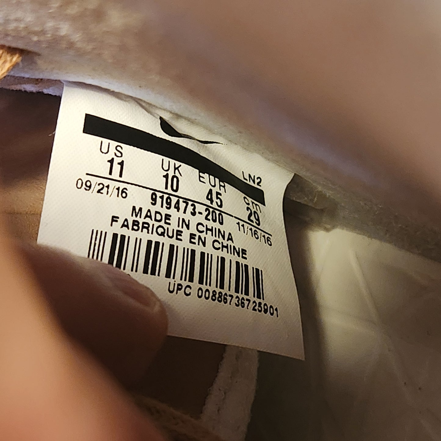 DS Nike Air Force 1 High SL Vachetta Tan