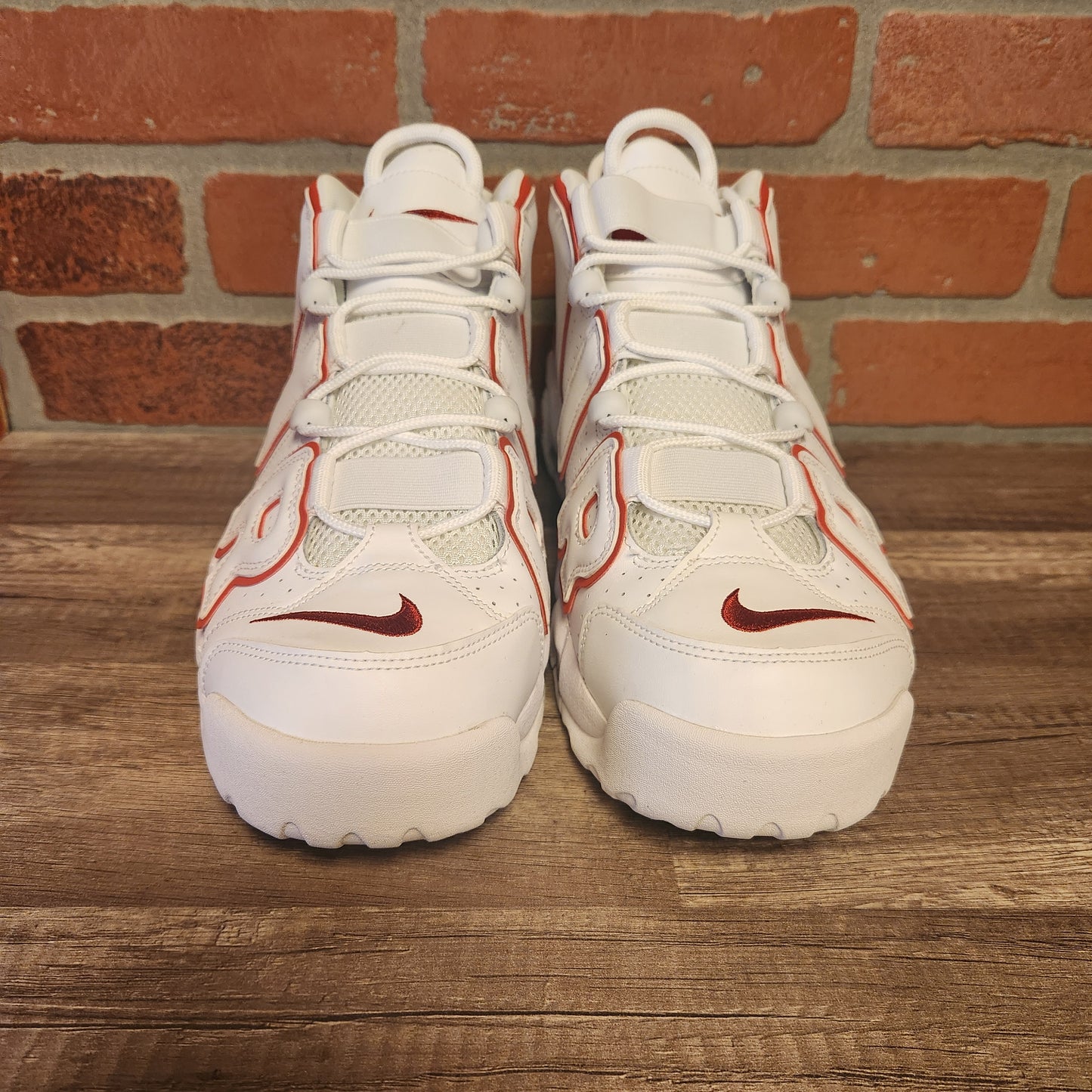 DS Nike Air More Uptempo White Red