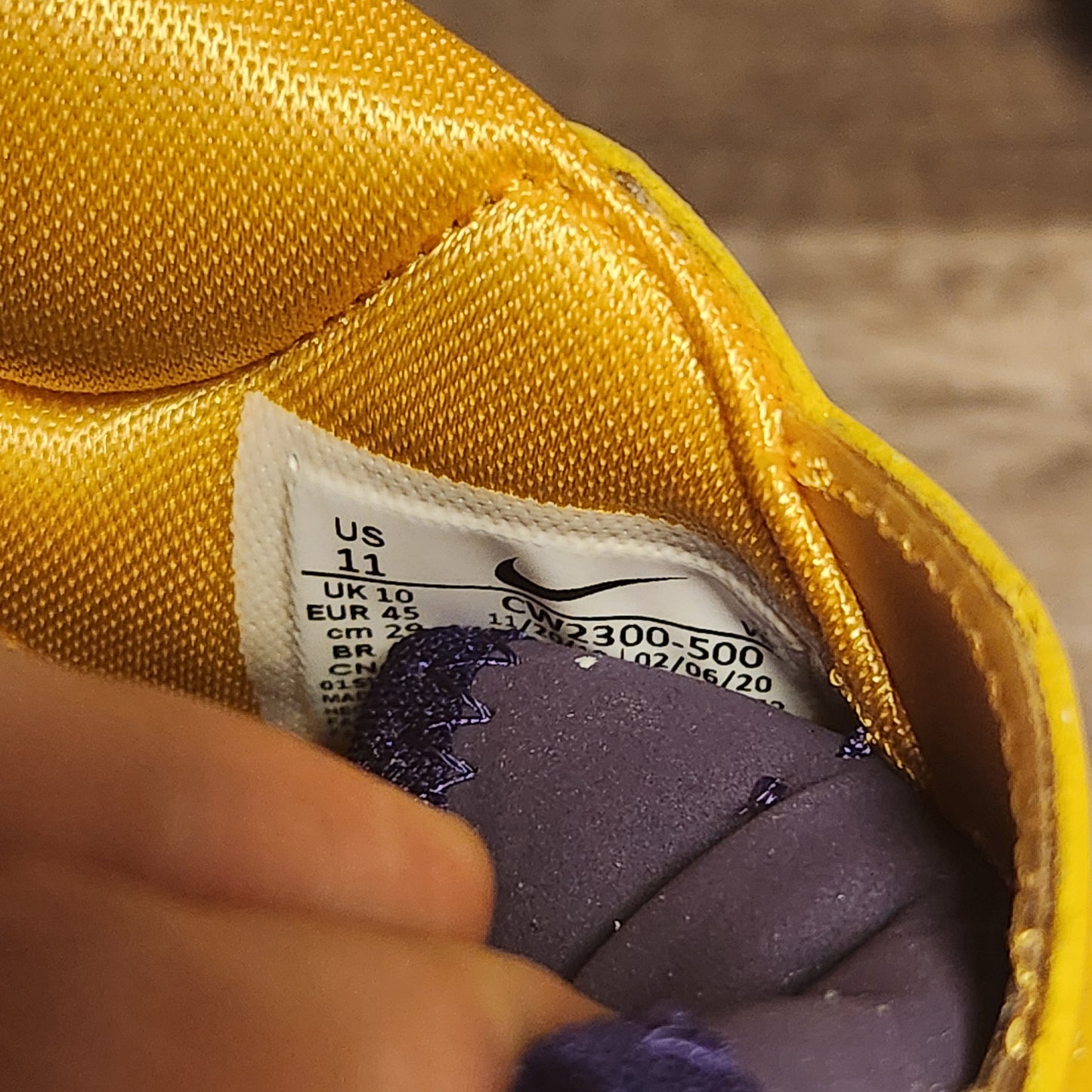 DS Nike Lebron 7 Lakers Media Day