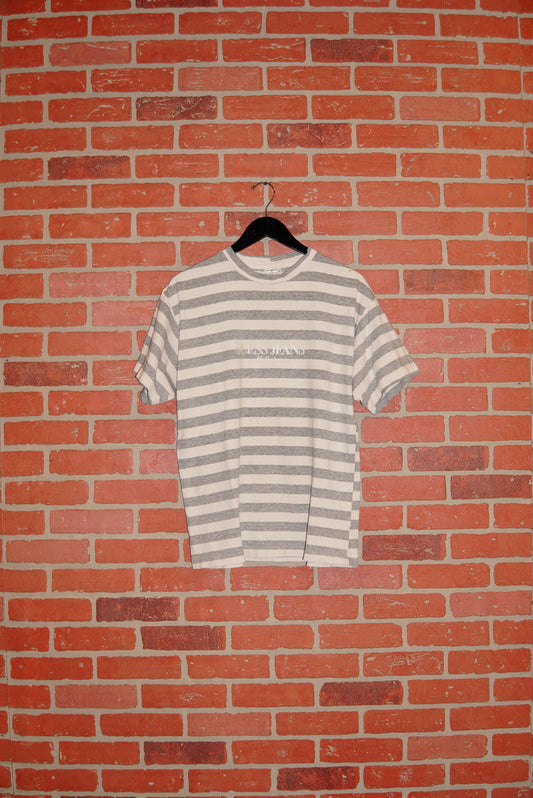VTG Guess Grey/White Stripped Tee