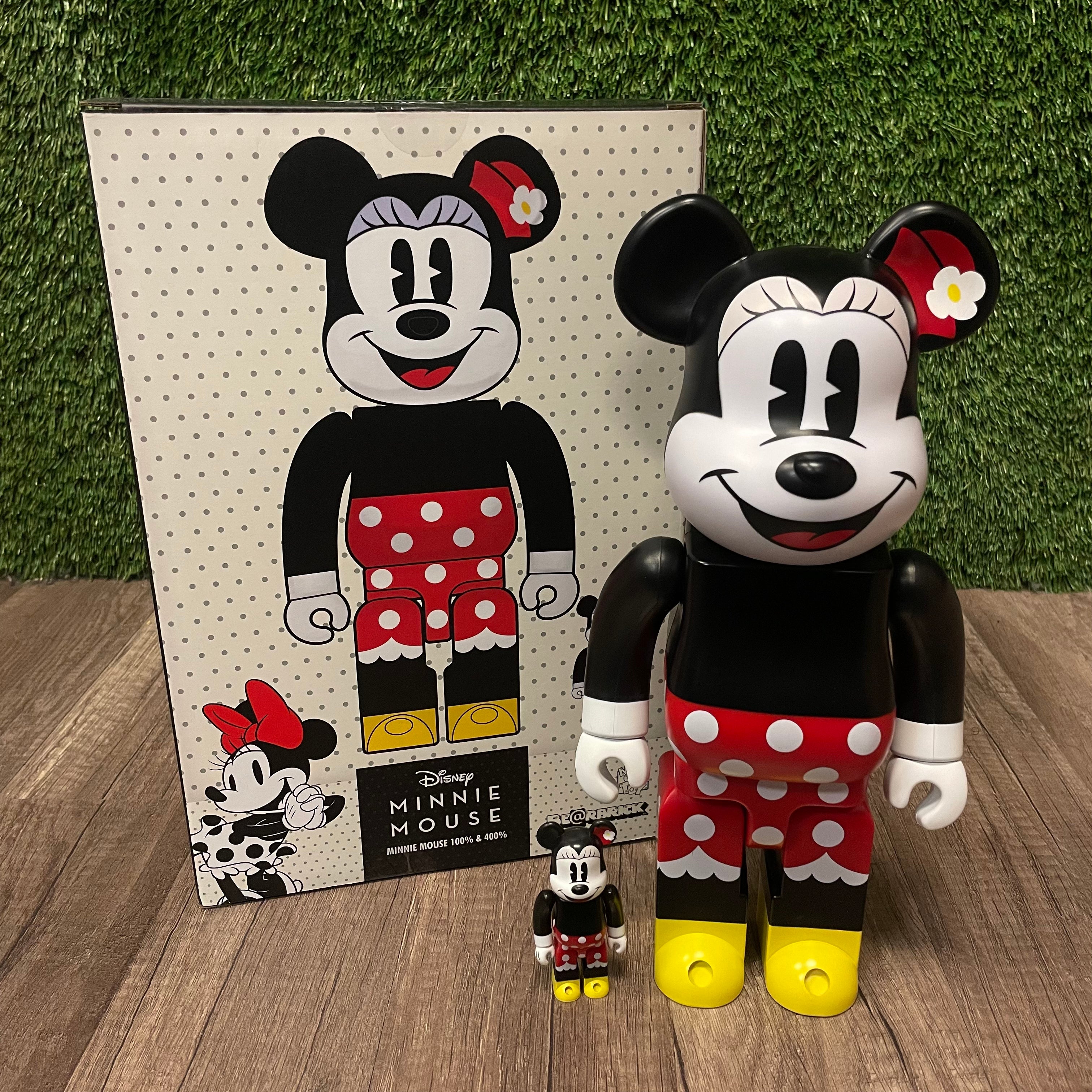 DS Disney Minnie Mouse BearBrick 400% & 100% – Yesterday's Fits