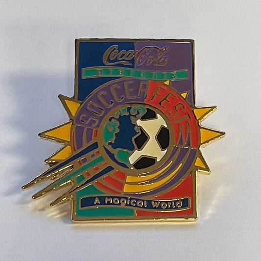 Vintage Coca-Cola Soccer Fest Pin