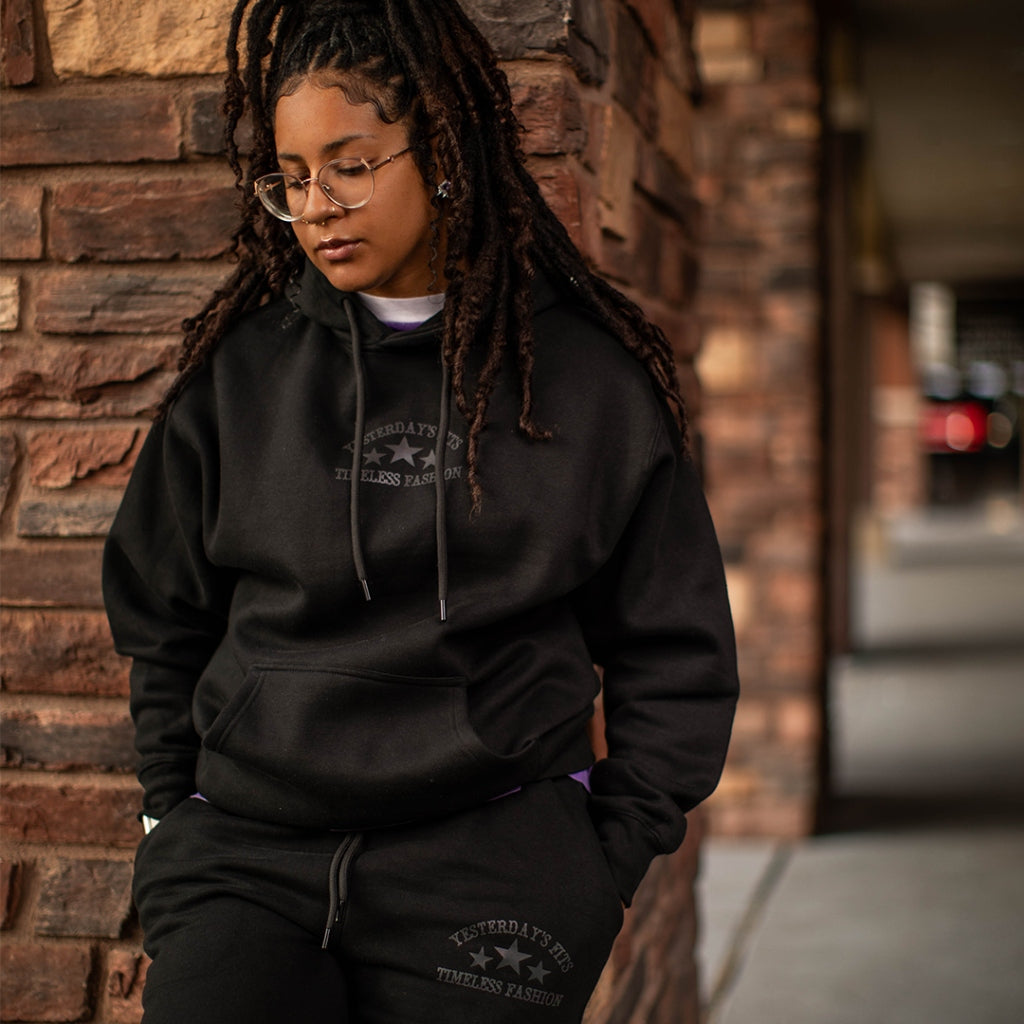 Yesterday's Fits Lifestyle: lifestyle portrait black hoodie
