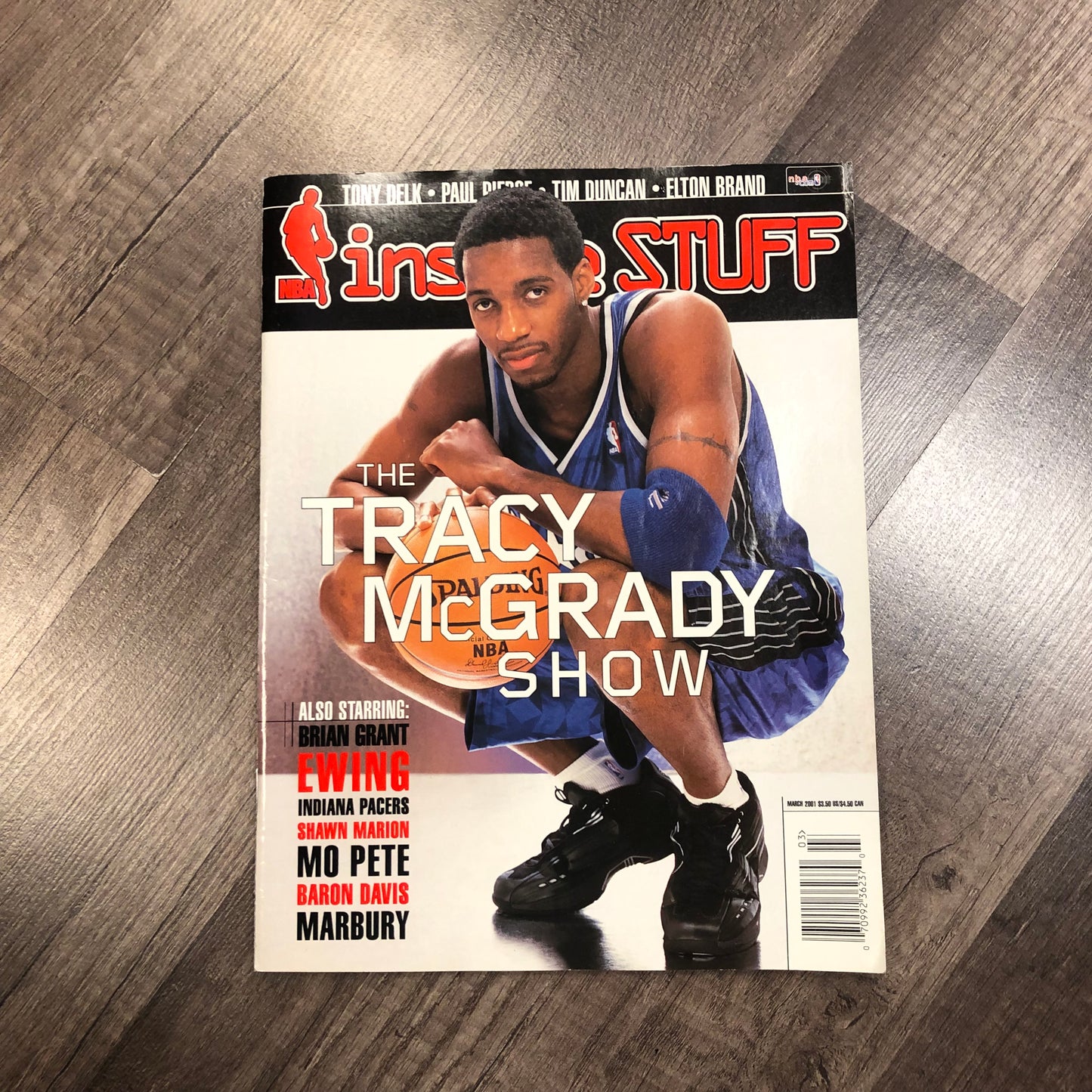 2001 NBA inside Stuff Tracy McGrady Magazine