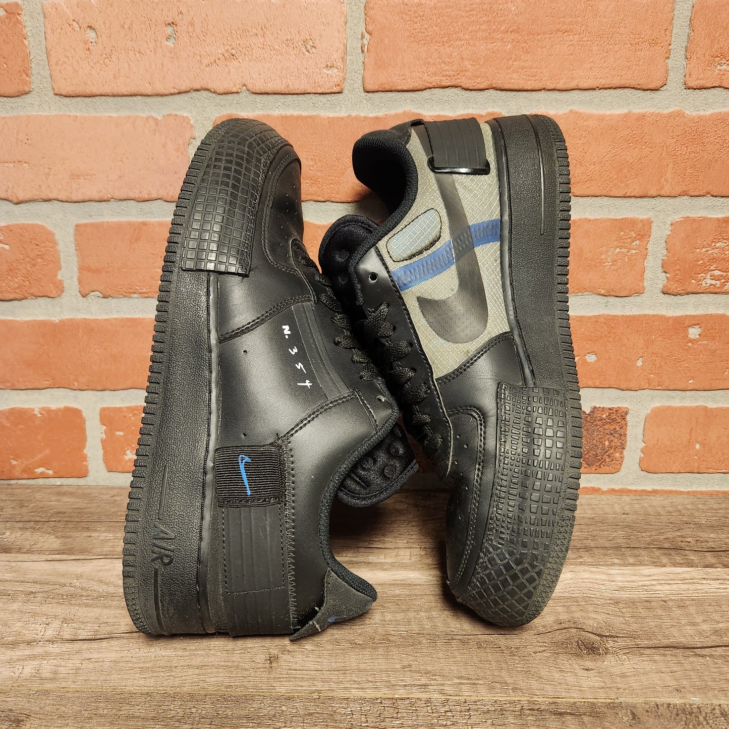 Nike Air Force 1 Type Black Blue