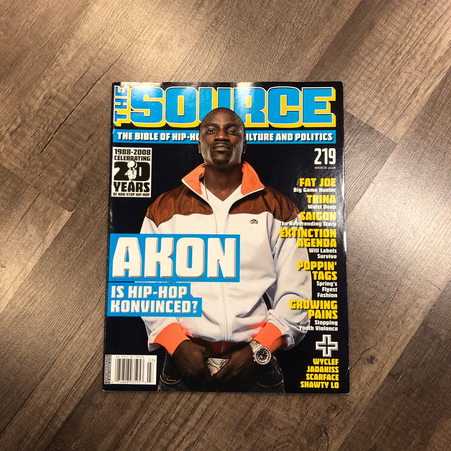 2008 The Source Akon Hip-Hip Magazine