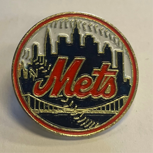 Vintage New York Mets Logo Pin