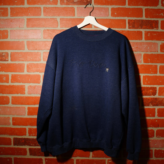 VTG Big Dogs Navy Crewneck