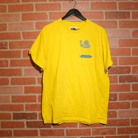 Billionaire Boys Club Yellow Puff Print Pocket Tee