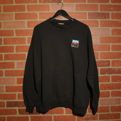 VTG NFL on Fox Black Crewneck