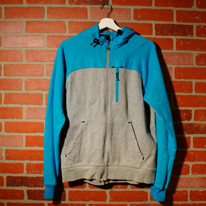 Nike Blue/Grey Zip-Up Hoodie