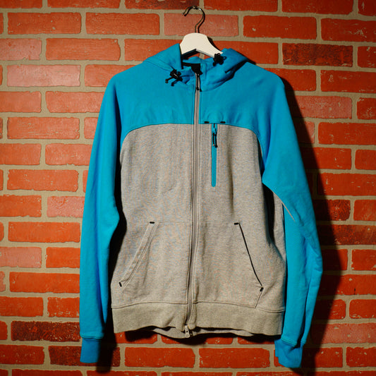 Nike Blue/Grey Zip-Up Hoodie