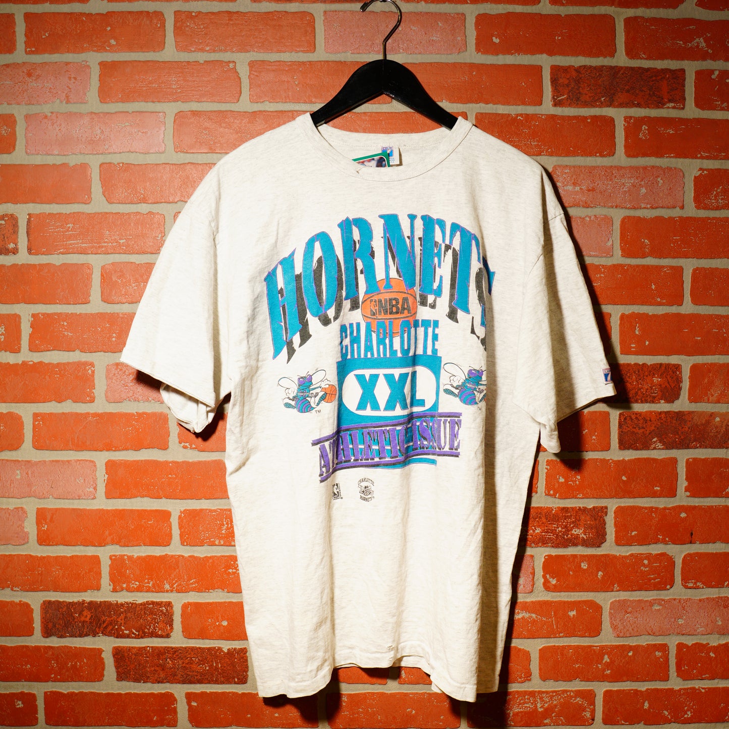 VTG NBA Charlotte Hornets Athletic Issue Tee