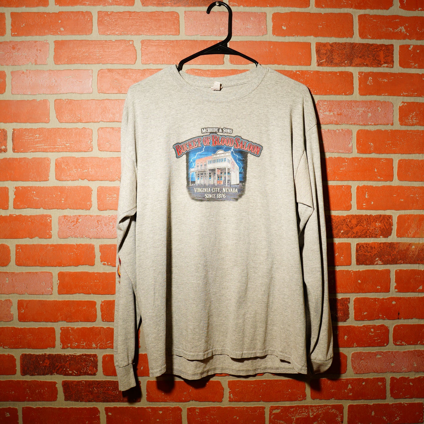 VTG McBride & Sons Bucket Of Blood Saloon L/S Tee