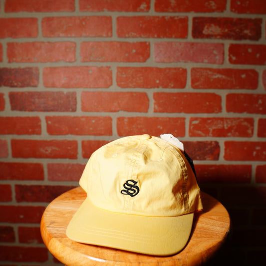 VTG Sample Stussy Yellow Strapback Dad Hat