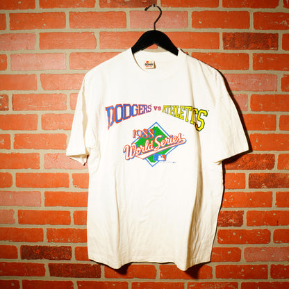 VTG 1988 MLB Dodgers Vs. Athletics World Series Tee