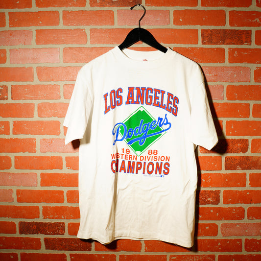 VTG 1988 MLB Los Angeles Dodgers Western Division Champs Tee