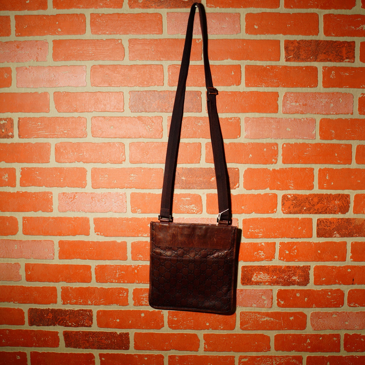 VTG Authentic GG Brown Bag