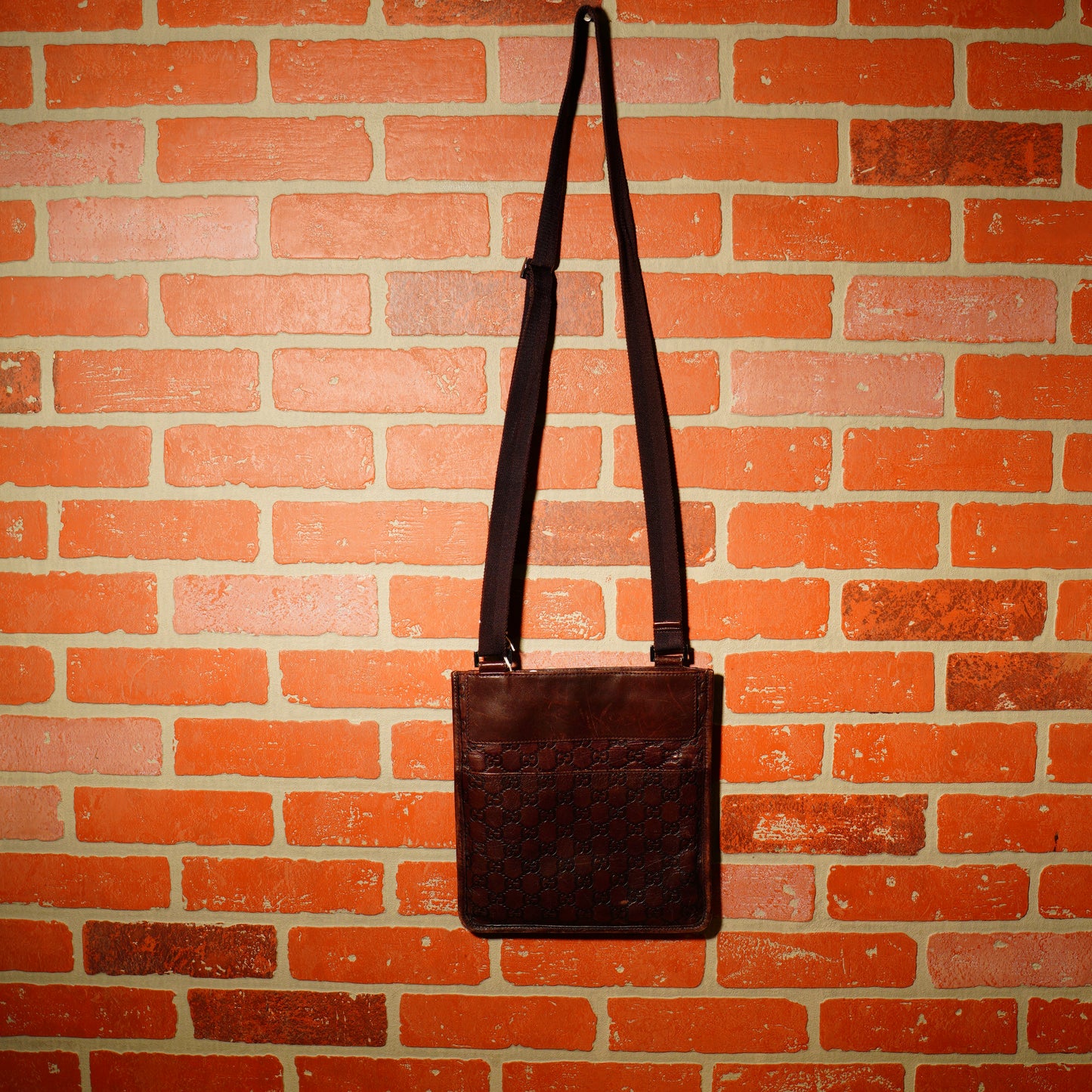 VTG Authentic GG Brown Bag