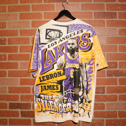 NBA Los Angeles Lakers Lebron James AOP Tee