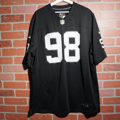 NWT Nike NFL Las Vegas Raiders Maxx Crosby Black Jersey