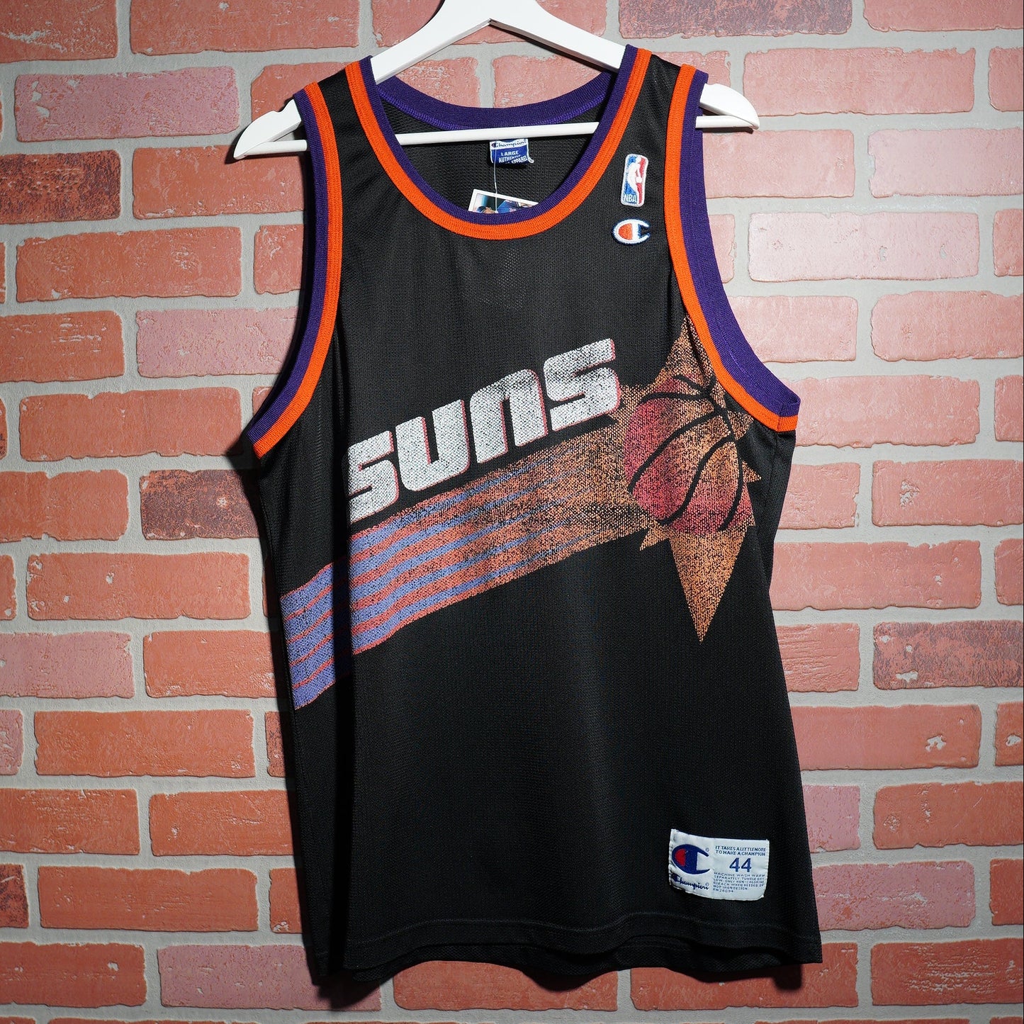 VTG 90's Champion Phoenix Suns Big Logo Basketball Jersey