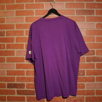 VTG NBA Los Angeles Lakers Purple Arch Logo Tee