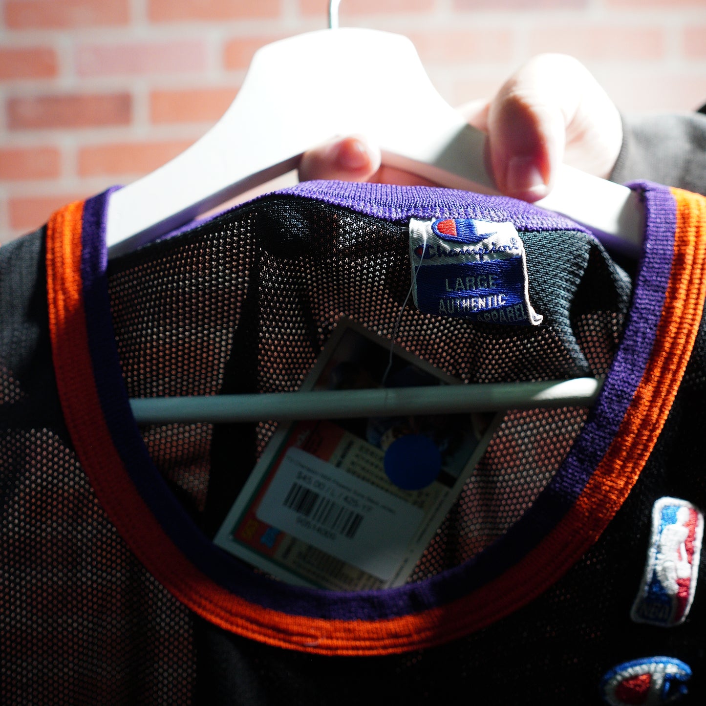 VTG 90's Champion Phoenix Suns Big Logo Basketball Jersey