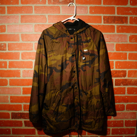 Obey Camo Button-Up Jacket