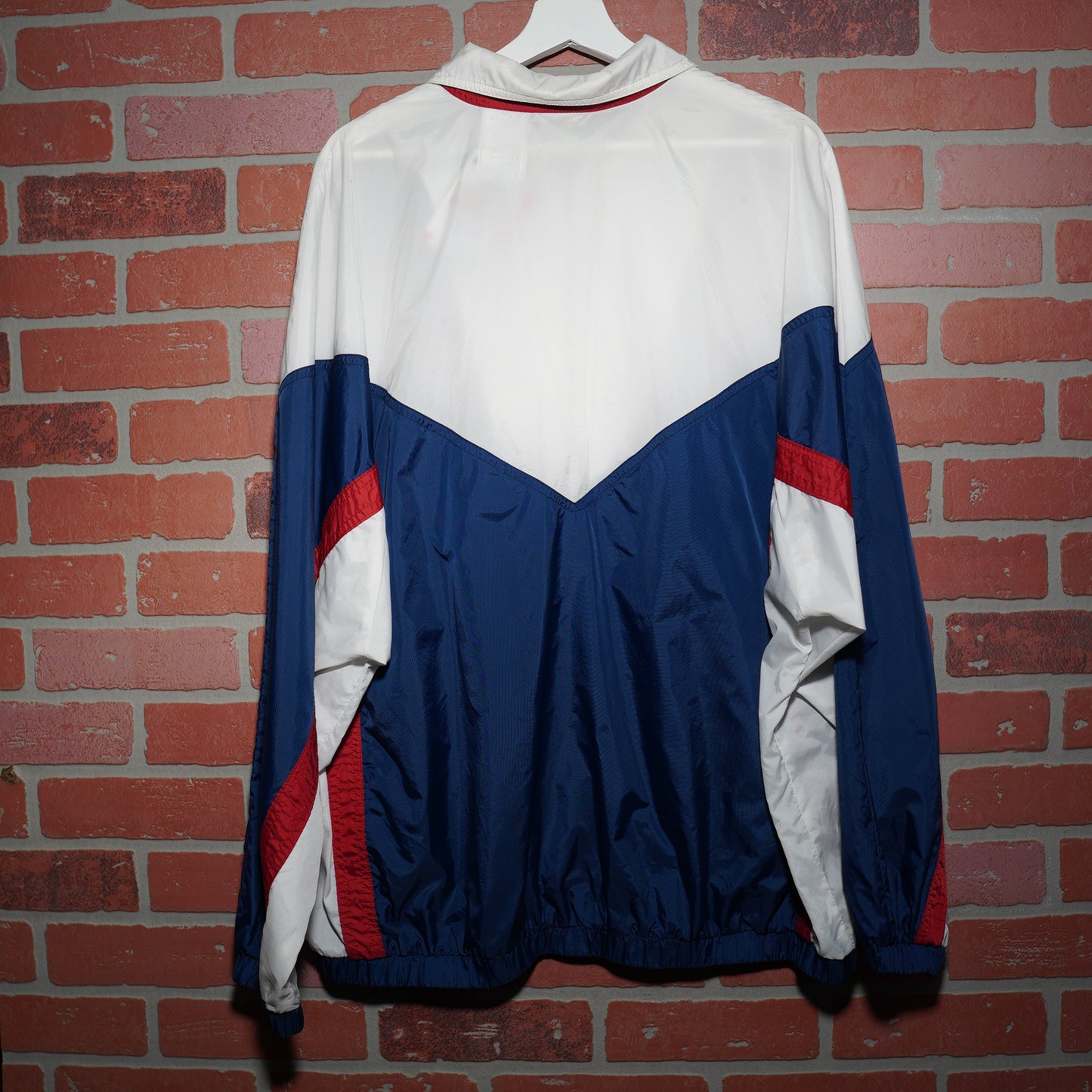 VTG 90's Nike Quarter-Zip Red/White/Blue Windbreaker Jacket