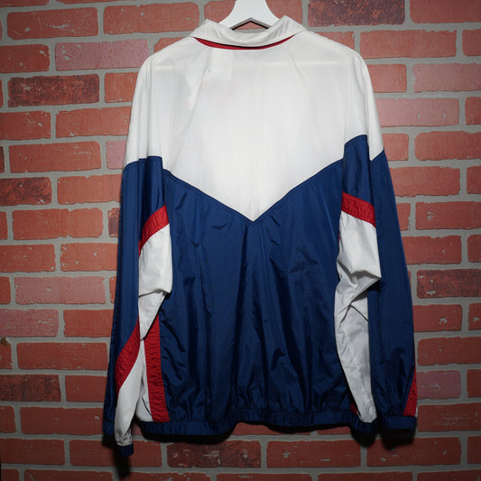 VTG 90's Nike Quarter-Zip Red/White/Blue Windbreaker Jacket