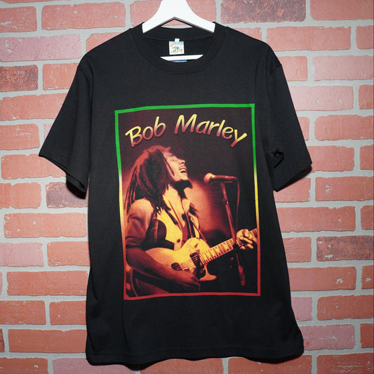 NWT VTG Bob Marley Photo Music Black Tee