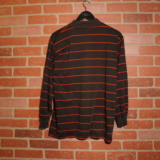 VTG NBA Chicago Bulls Turtle Neck Stripe Tee
