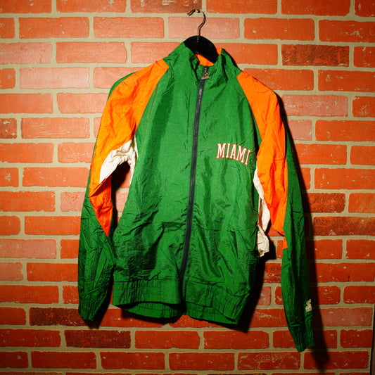 VTG Starter University of Miami Windbreaker Jacket