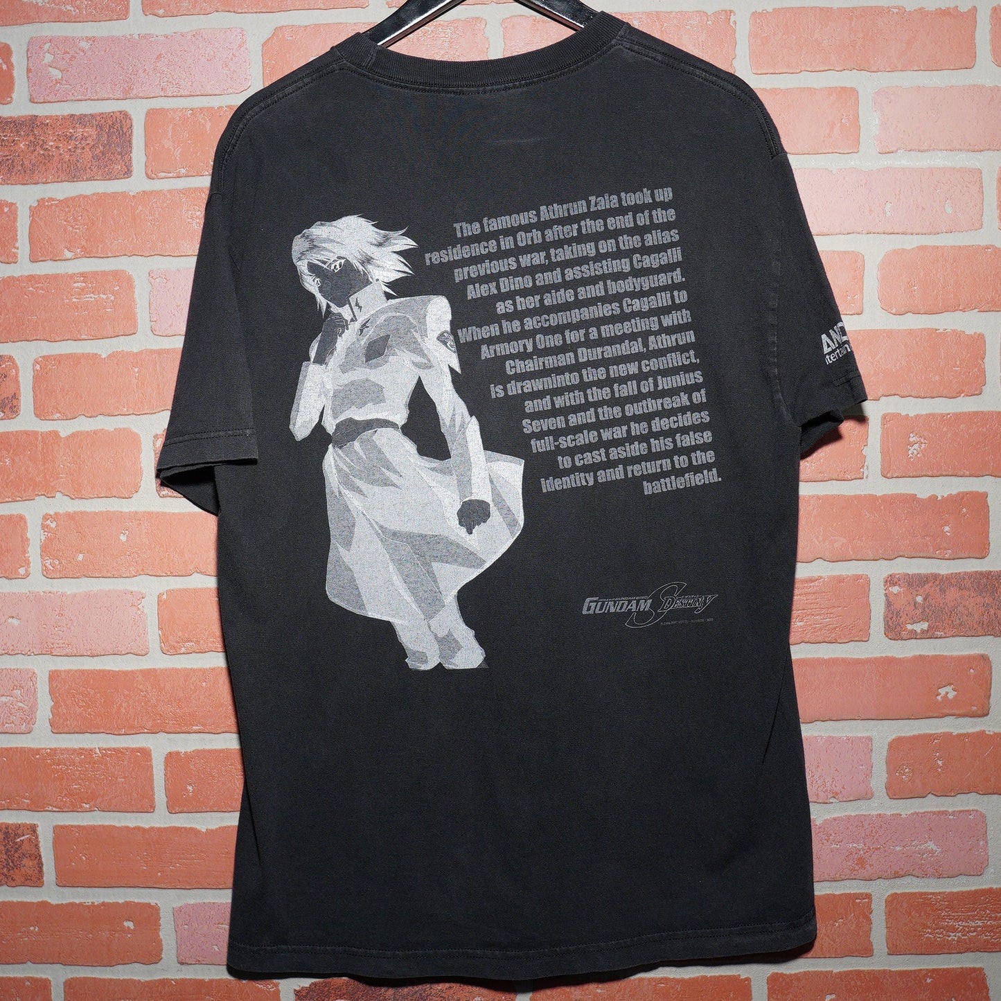 VTG 2004 Gundam Destiny S Anime Promo Black Tee