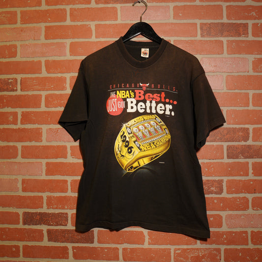 VTG NBA Chicago Bulls The Best Got Better Ring Tee