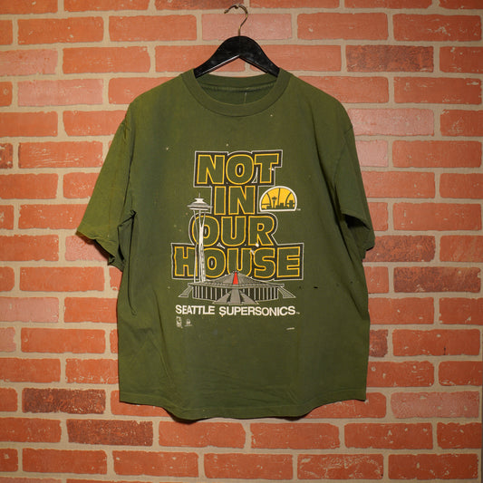 VTG NBA Seattle Supersonics Not In Our House Tee
