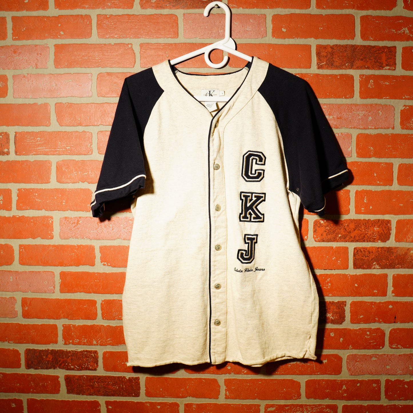 VTG Calvin Klein Jeans Baseball Jersey