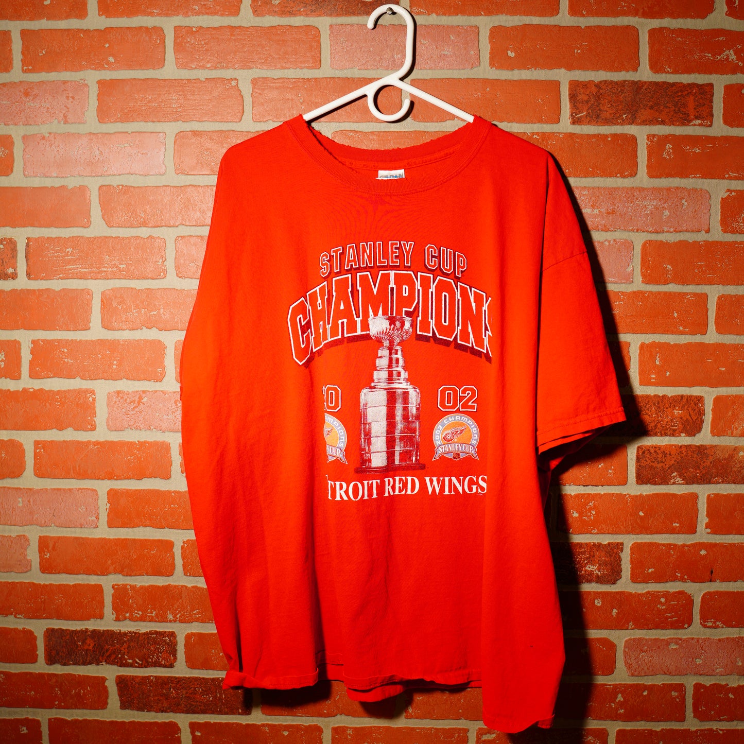 VTG 2002 NHL Detroit Red Wings Champs Tee